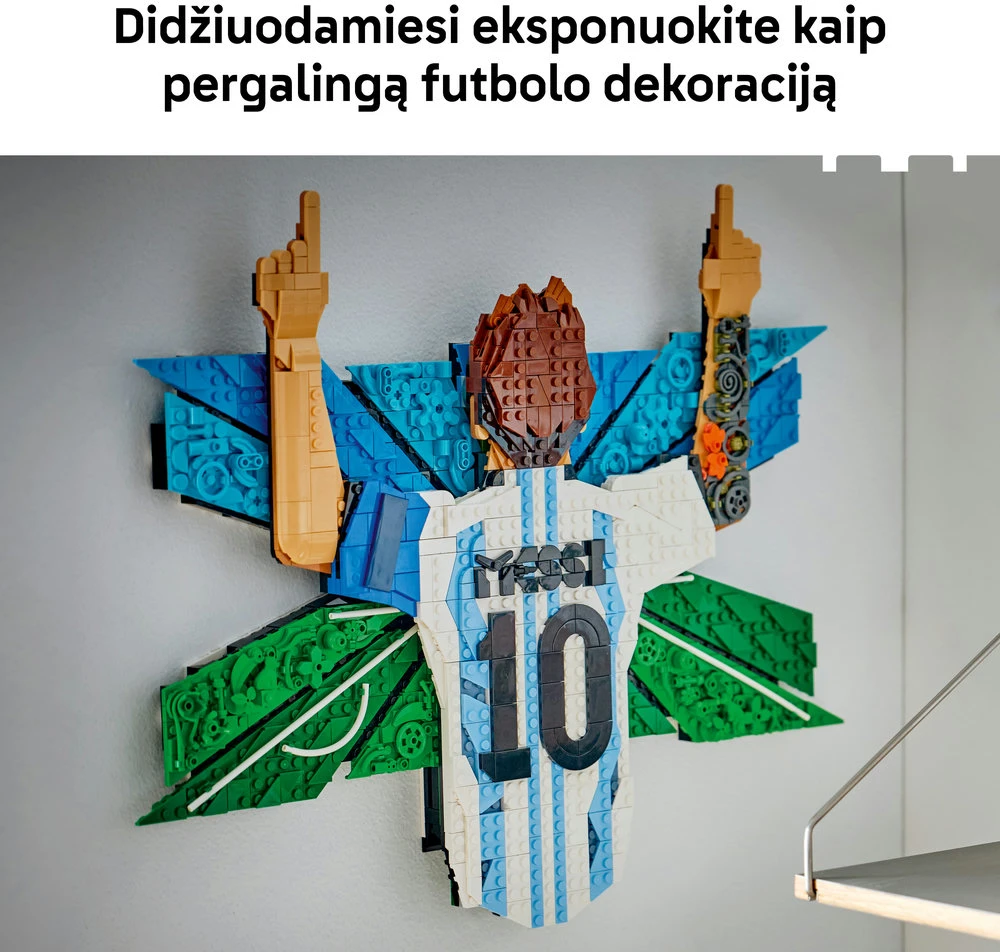 LEGO® Editions Lionel Messi – šventimas Rinkinys 43018