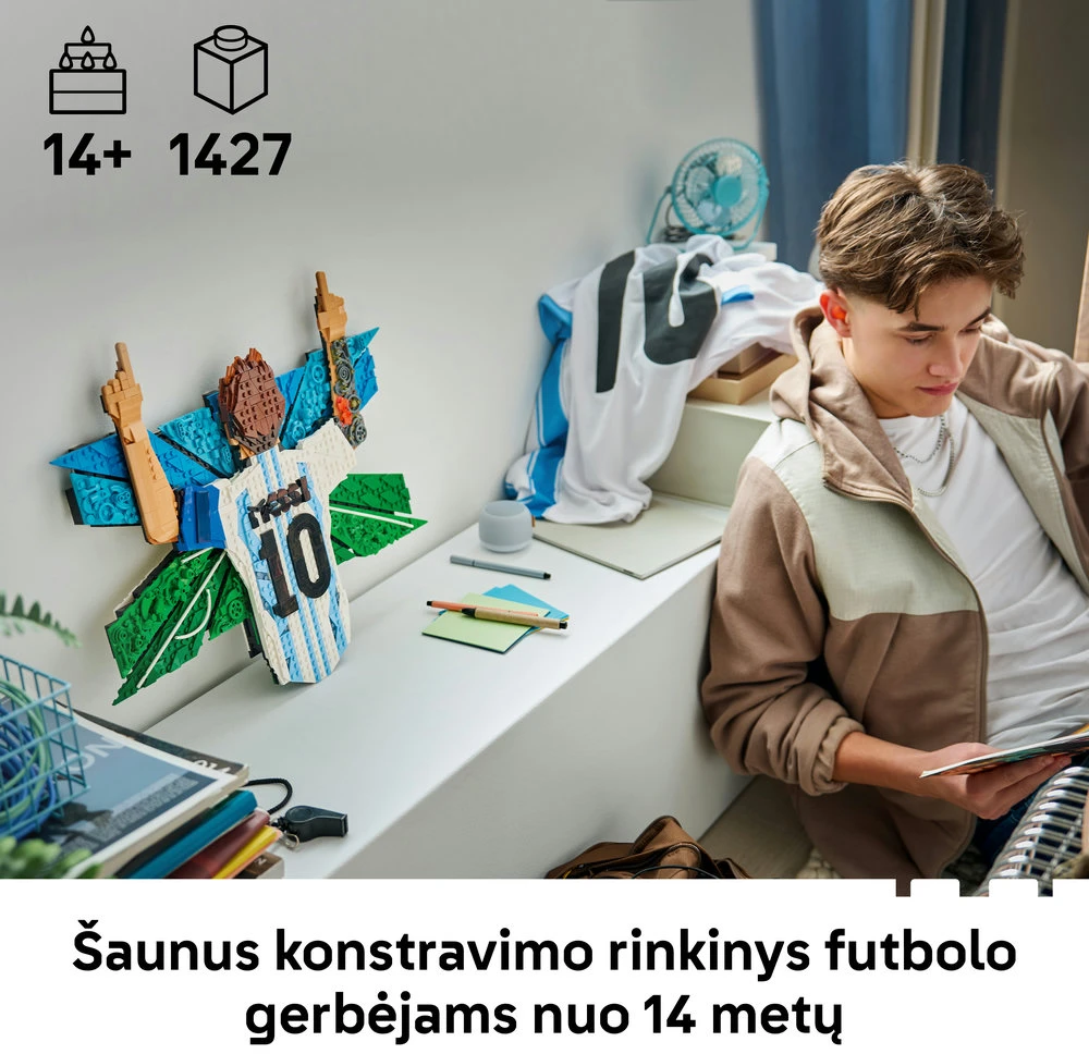 LEGO® Editions Lionel Messi – šventimas Rinkinys 43018