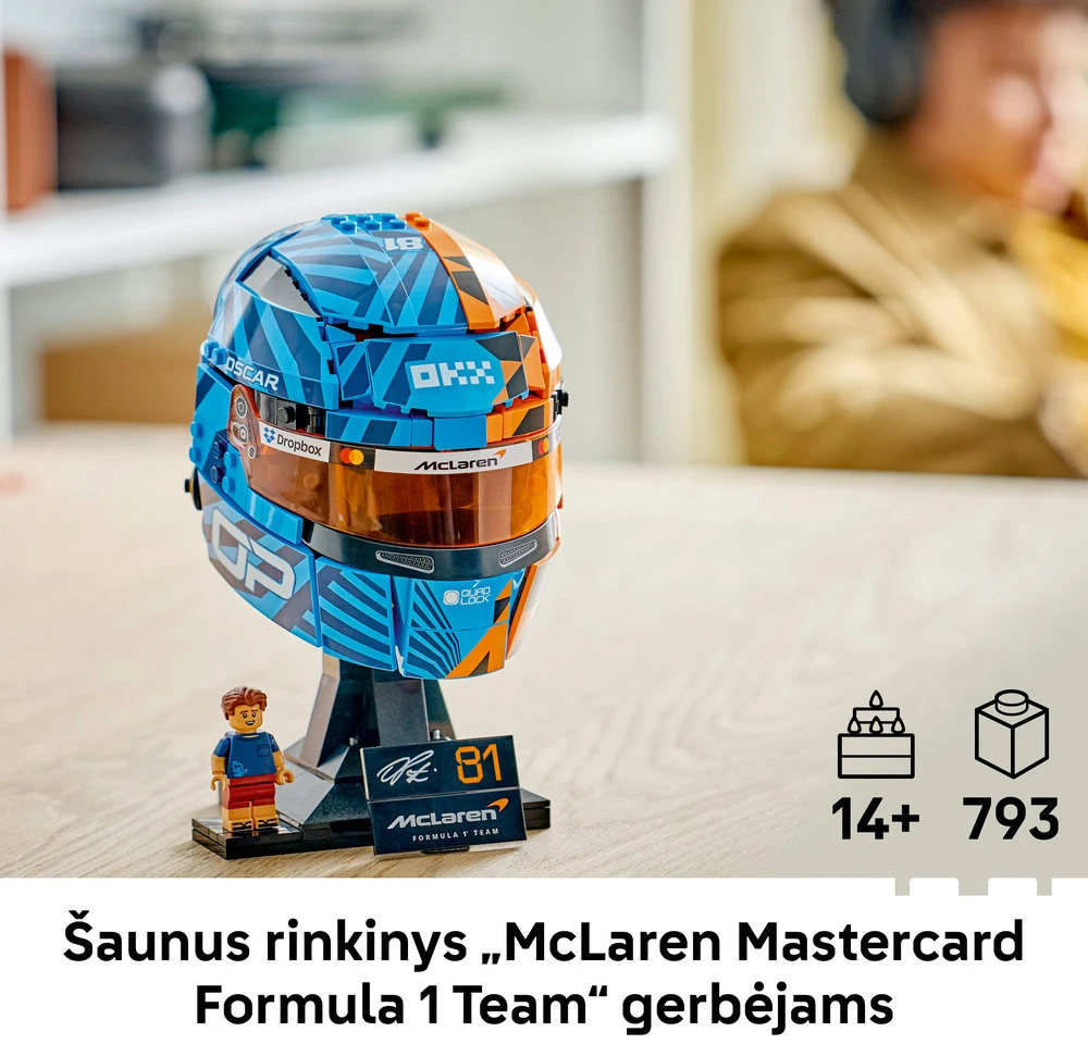 LEGO® Editions „McLaren Mastercard F1® Team“ Oscar Piastri šalmas 43017