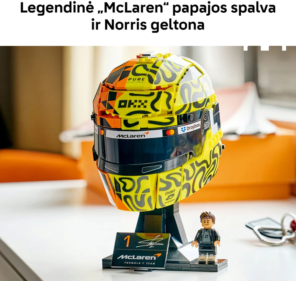 LEGO® Editions „McLaren Mastercard F1® Team“ Lando Norris šalmas 43023