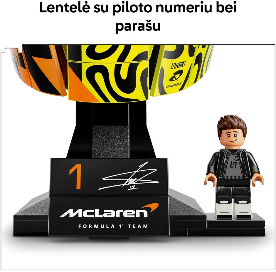 LEGO® Editions „McLaren Mastercard F1® Team“ Lando Norris šalmas 43023