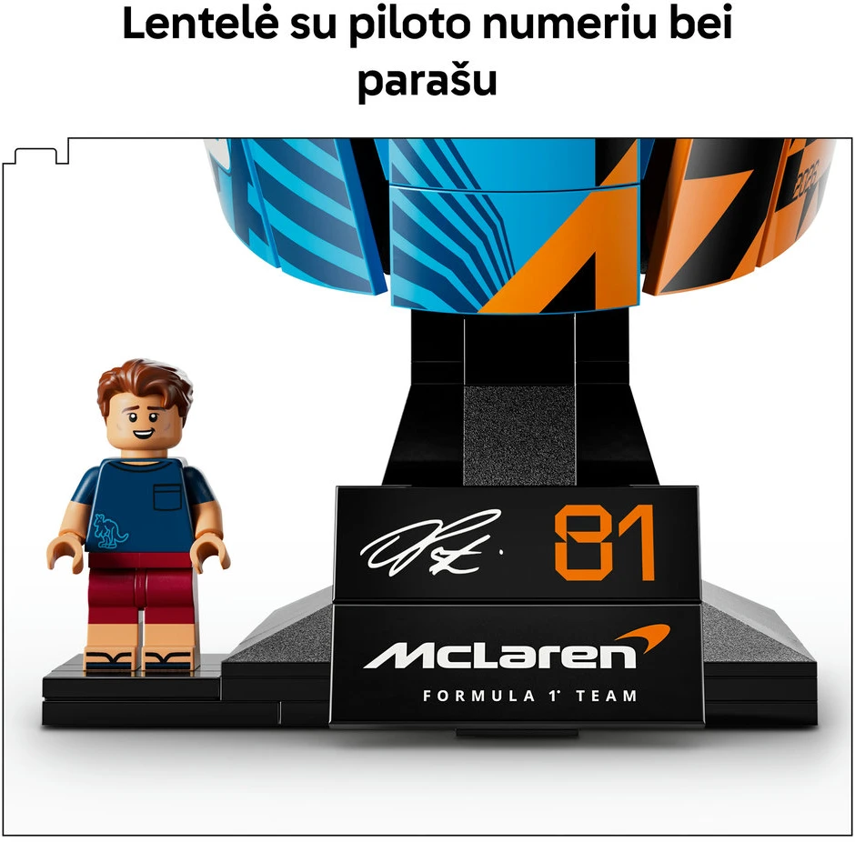 LEGO® Editions „McLaren Mastercard F1® Team“ Oscar Piastri šalmas 43017