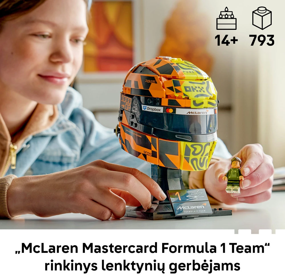 LEGO® Editions „McLaren Mastercard F1® Team“ Lando Norris šalmas 43023