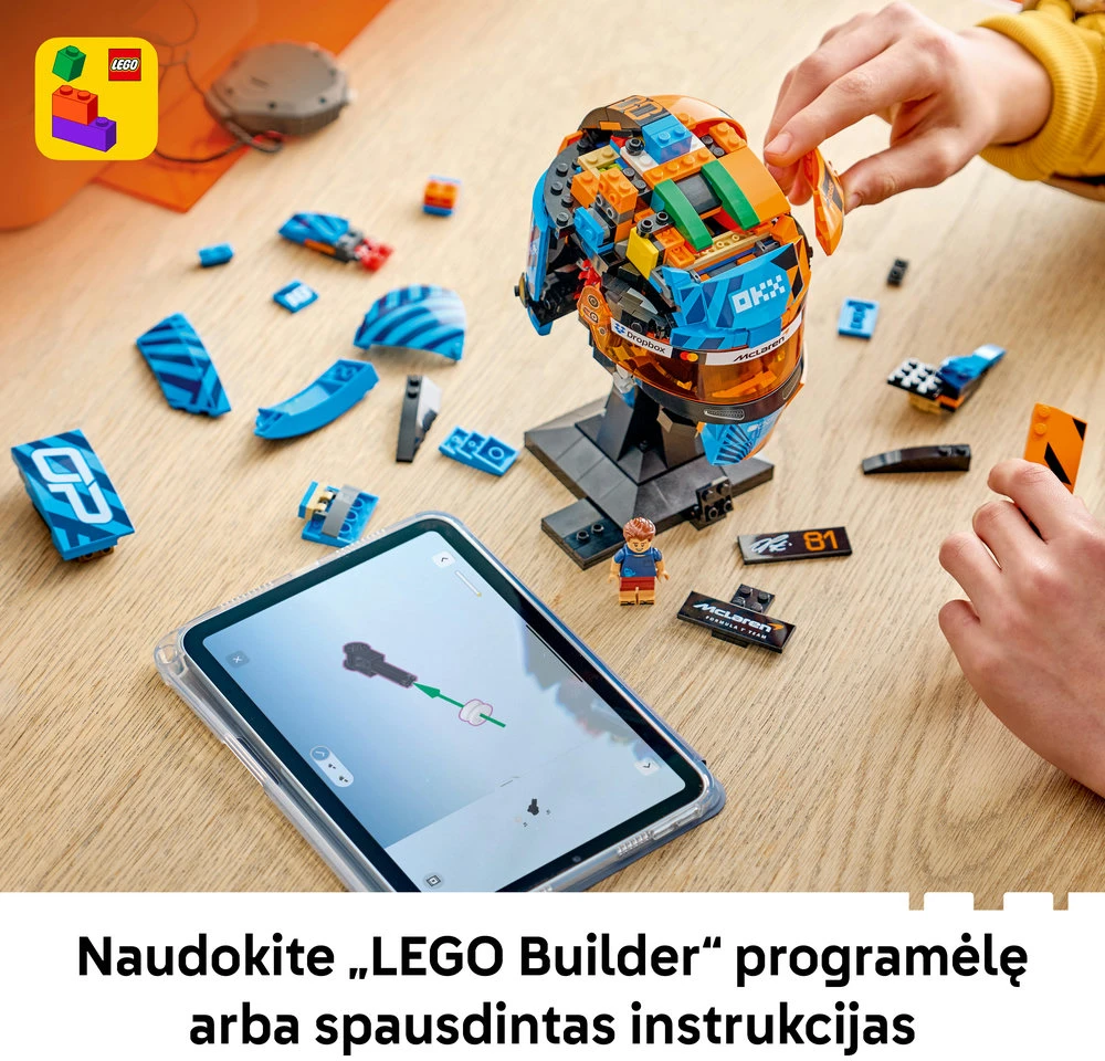 LEGO® Editions „McLaren Mastercard F1® Team“ Oscar Piastri šalmas 43017