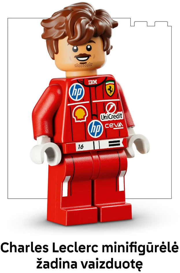 LEGO® Editions Scuderia Ferrari HP Charles Leclerc šalmas 43014