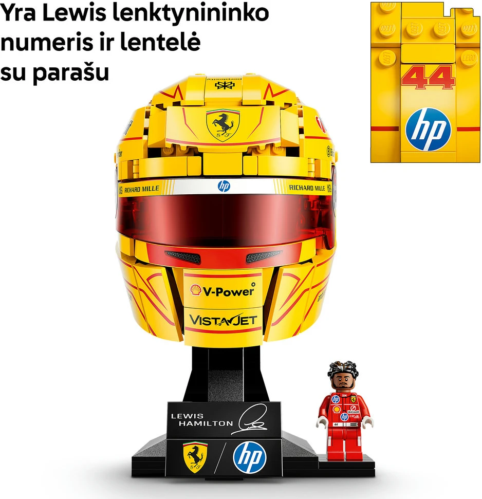 LEGO® Editions Scuderia Ferrari HP Lewis Hamilton šalmas 43022
