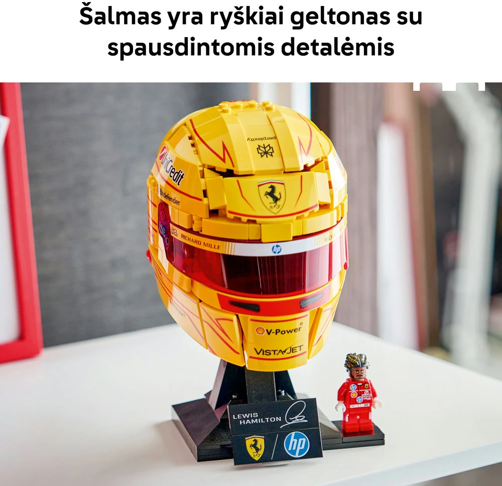 LEGO® Editions Scuderia Ferrari HP Lewis Hamilton šalmas 43022