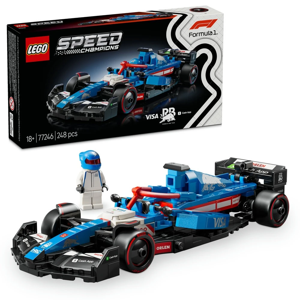 LEGO® Speed Champions F1® lenktyninis automobilis Visa Cash App RB VCARB 01 (77246)