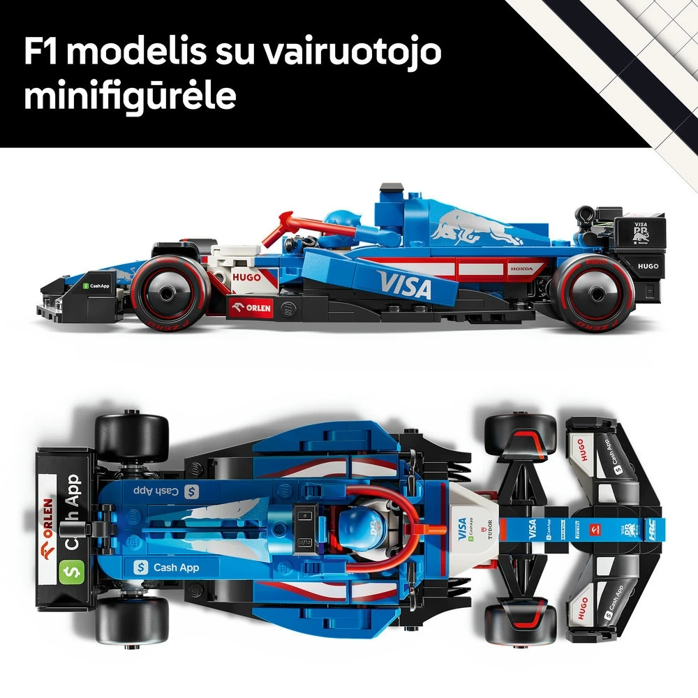 LEGO® Speed Champions F1® lenktyninis automobilis Visa Cash App RB VCARB 01 (77246)