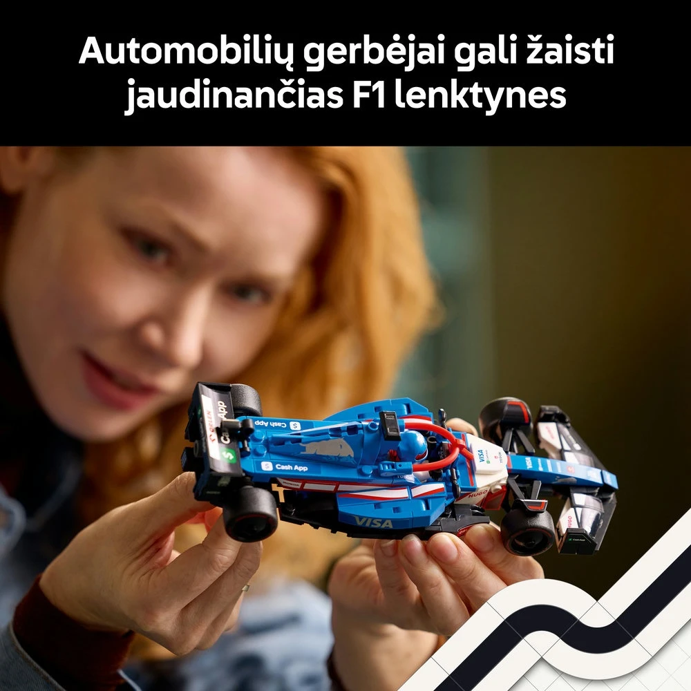 LEGO® Speed Champions F1® lenktyninis automobilis Visa Cash App RB VCARB 01 (77246)