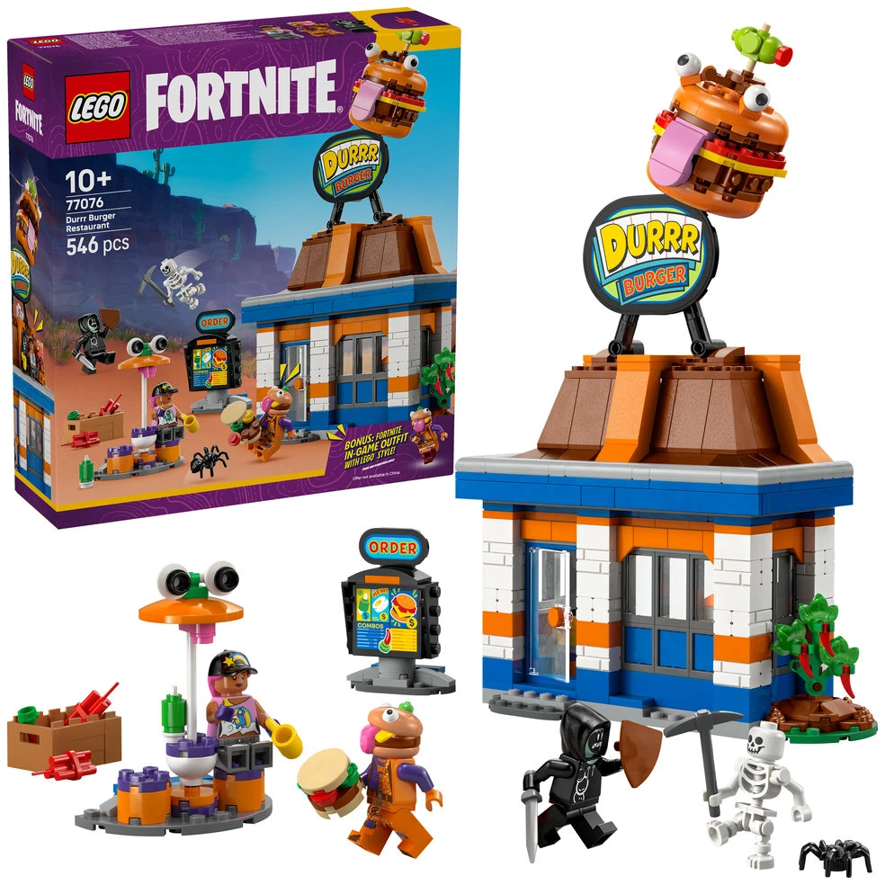 LEGO® Fortnite® „Durrr Burger“ restoranas Žaislas 77076
