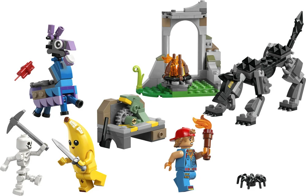 LEGO® Fortnite® Peely ir Sparkplug stovykla Rinkinys 77075