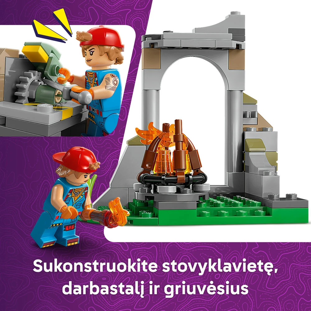 LEGO® Fortnite® Peely ir Sparkplug stovykla Rinkinys 77075