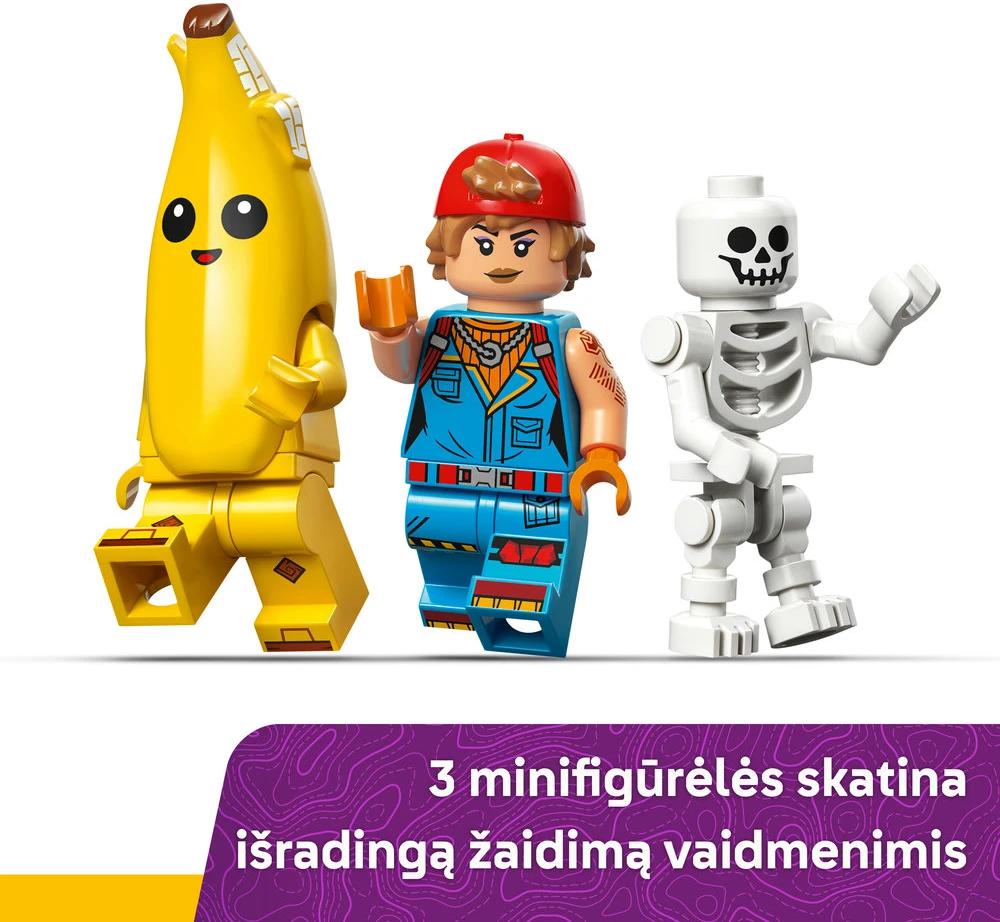 LEGO® Fortnite® Peely ir Sparkplug stovykla Rinkinys 77075