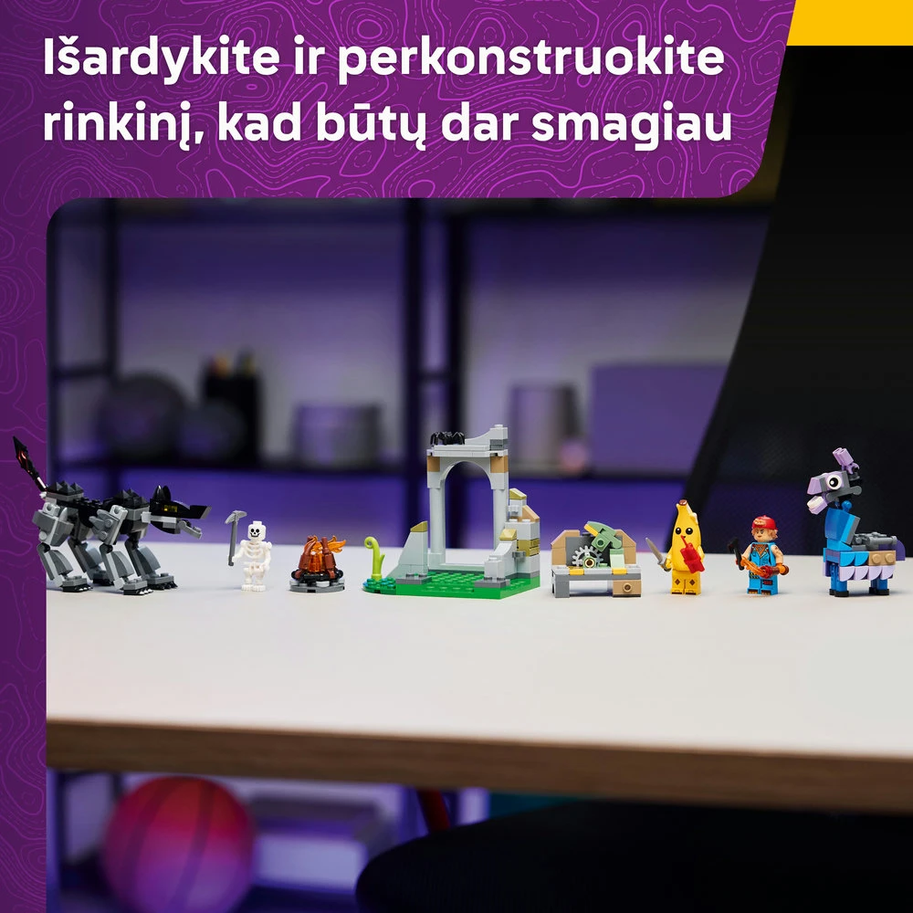 LEGO® Fortnite® Peely ir Sparkplug stovykla Rinkinys 77075