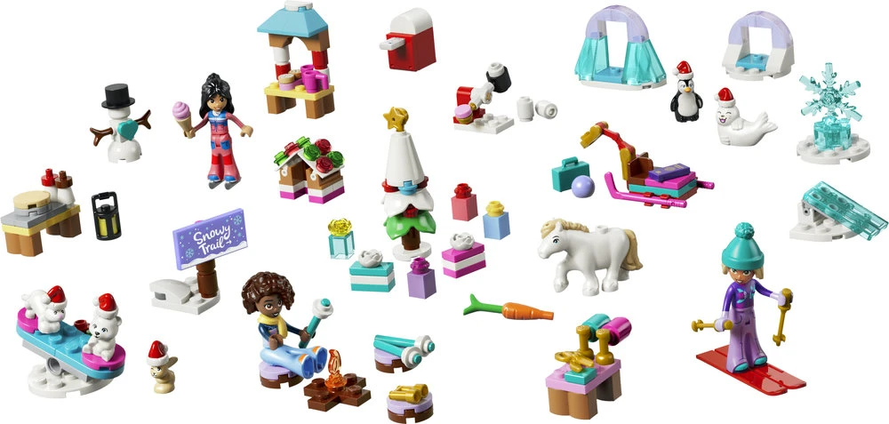 „LEGO® Friends“ 2026 metų advento kalendorius Kalėdinis žaislas 42698
