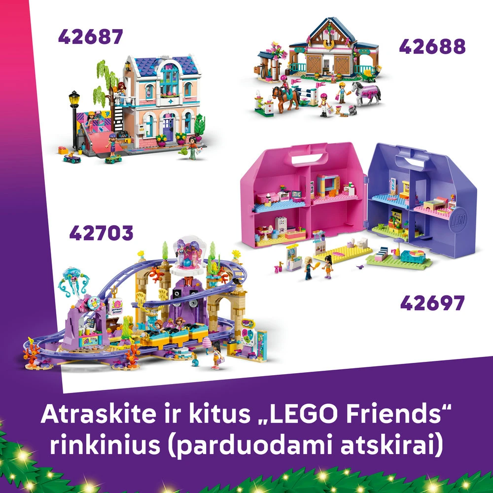 „LEGO® Friends“ 2026 metų advento kalendorius Kalėdinis žaislas 42698