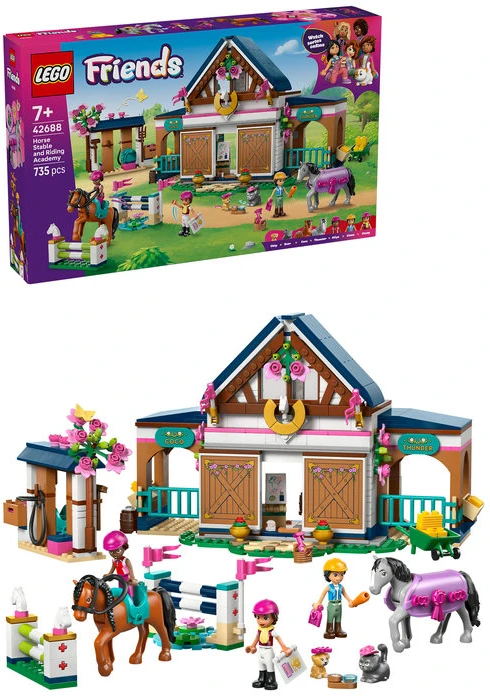 „LEGO® Friends“ Arklidė ir jojimo akademija Rinkinys 42688