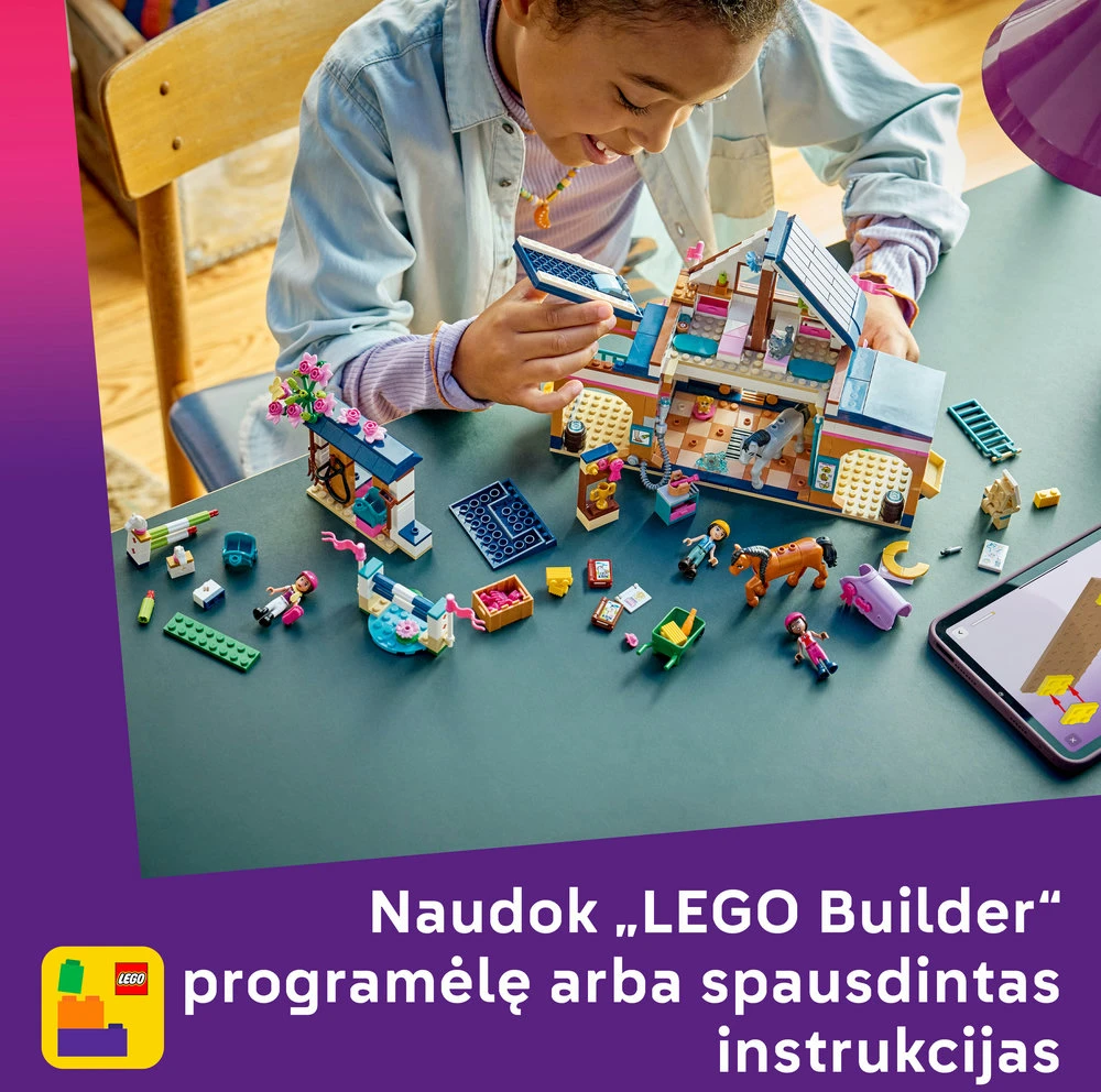 „LEGO® Friends“ Arklidė ir jojimo akademija Rinkinys 42688