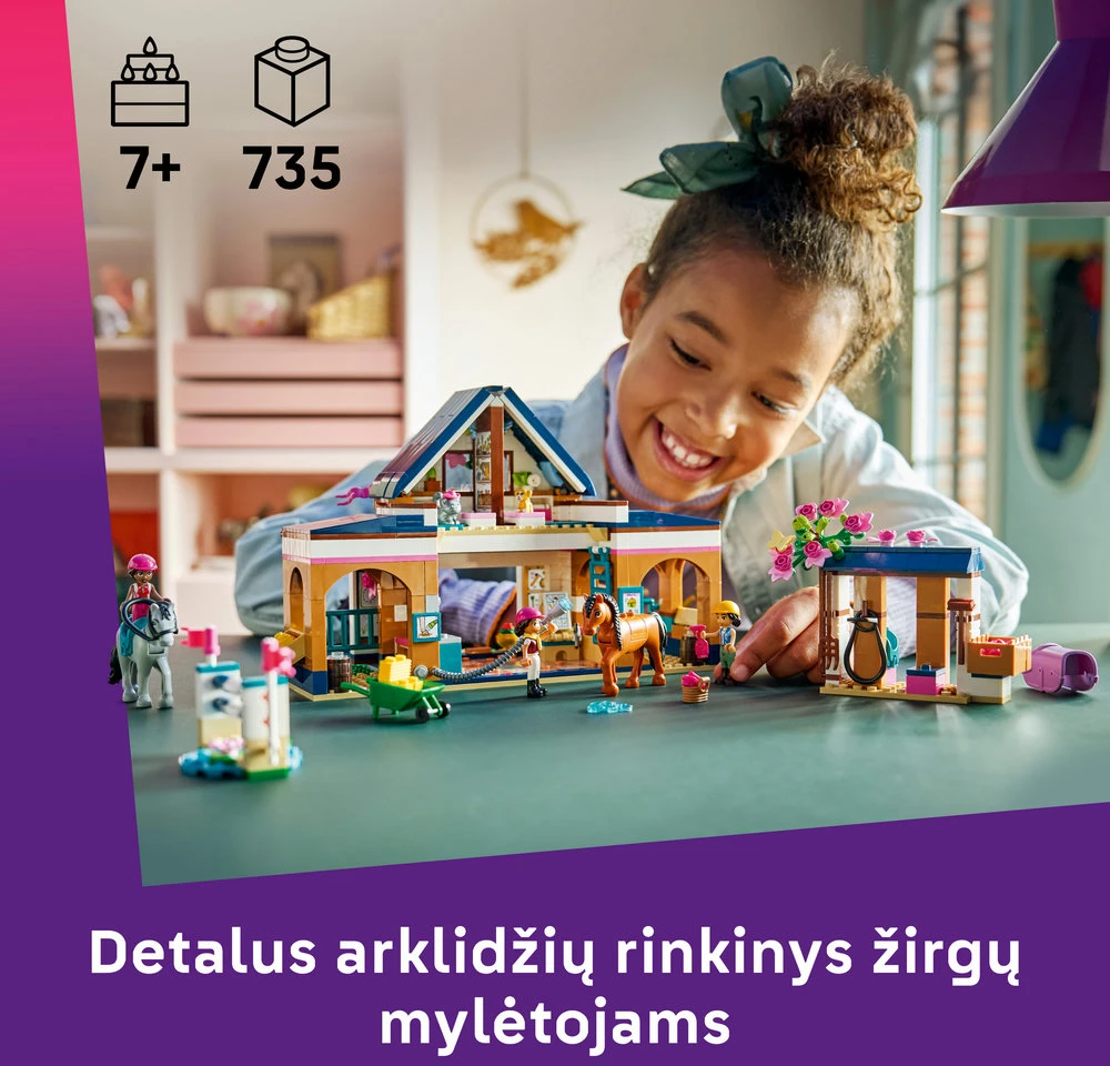 „LEGO® Friends“ Arklidė ir jojimo akademija Rinkinys 42688