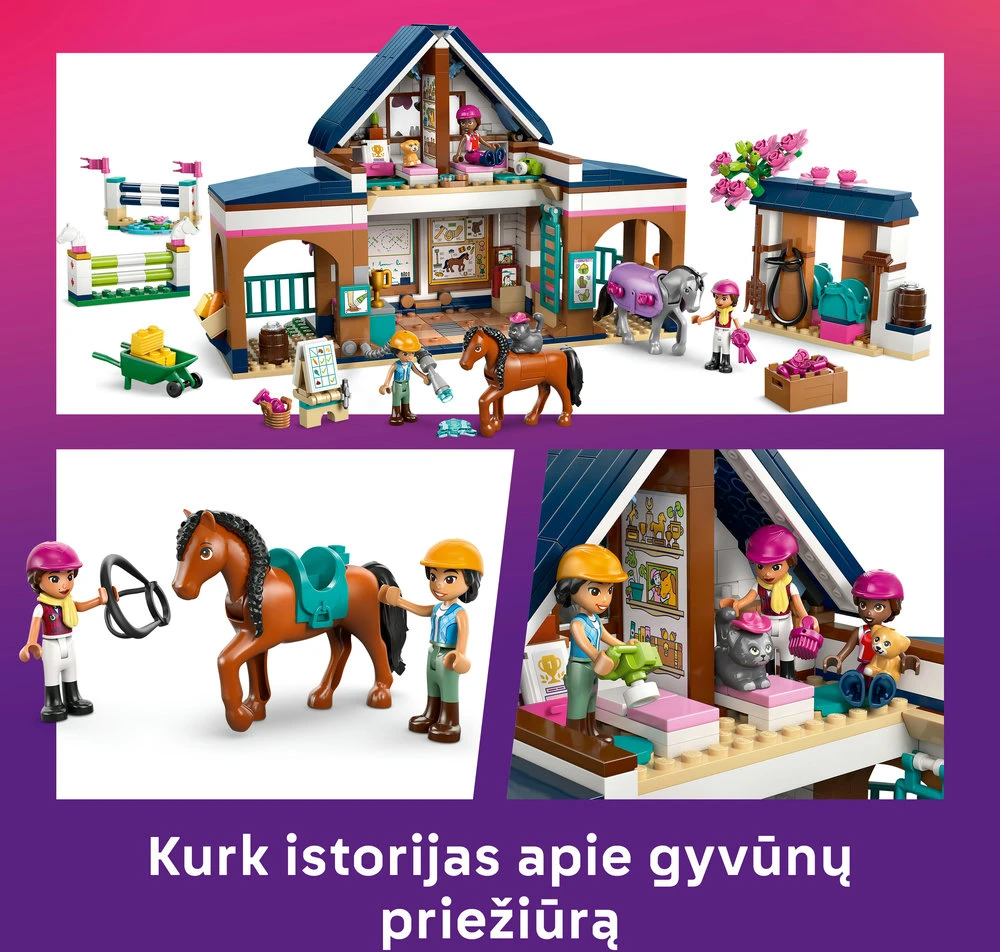 „LEGO® Friends“ Arklidė ir jojimo akademija Rinkinys 42688