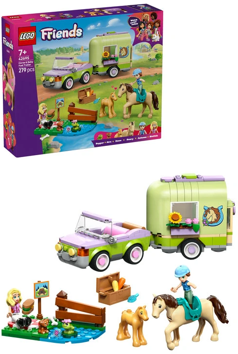 „LEGO® Friends“ Arklio ir kumeliuko priekaba Rinkinys 42695