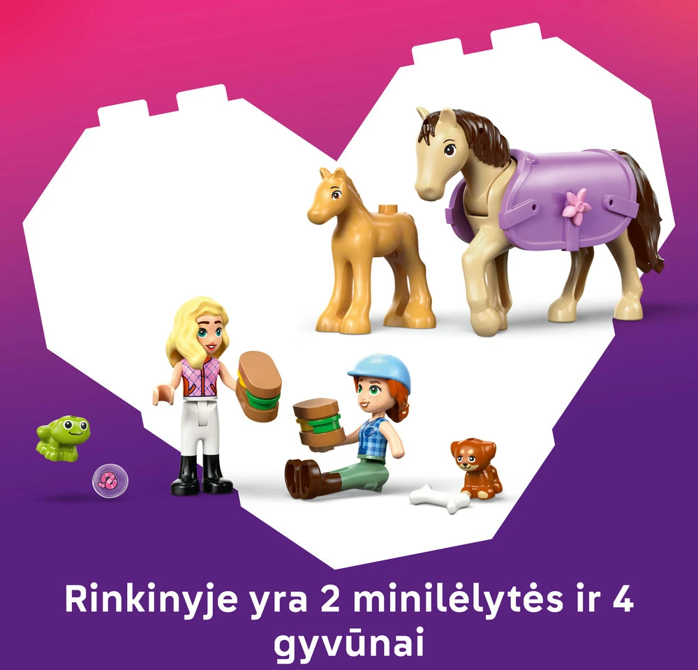 „LEGO® Friends“ Arklio ir kumeliuko priekaba Rinkinys 42695