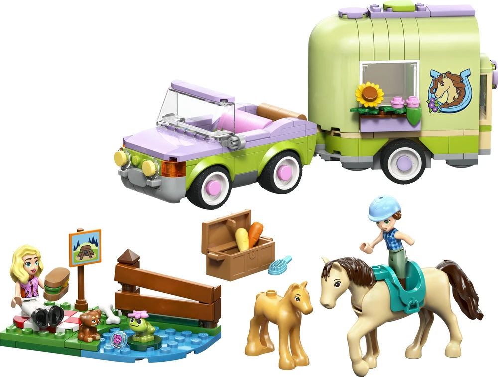„LEGO® Friends“ Arklio ir kumeliuko priekaba Rinkinys 42695