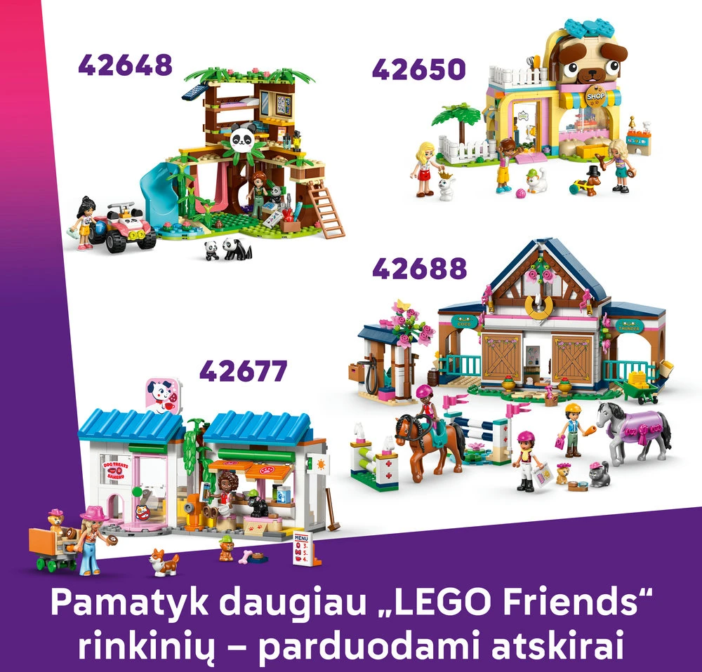 „LEGO® Friends“ Arklio ir kumeliuko priekaba Rinkinys 42695