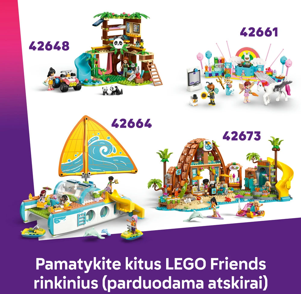 LEGO® Friends Augalų kavinė ir gėlių parduotuvė 42671