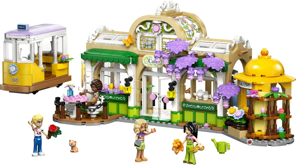 LEGO® Friends Augalų kavinė ir gėlių parduotuvė 42671