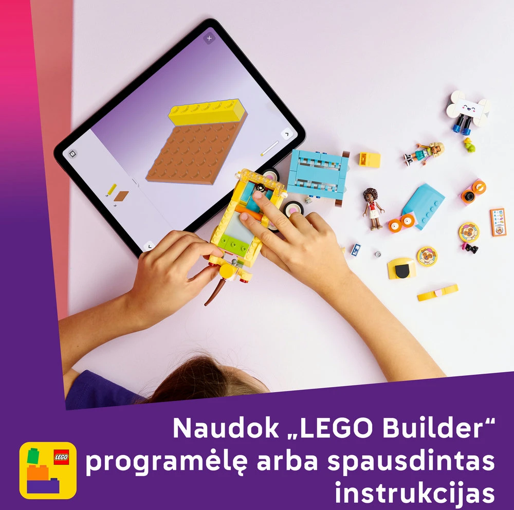 „LEGO® Friends“ Augintinių aksesuarų furgonas Rinkinys 42678