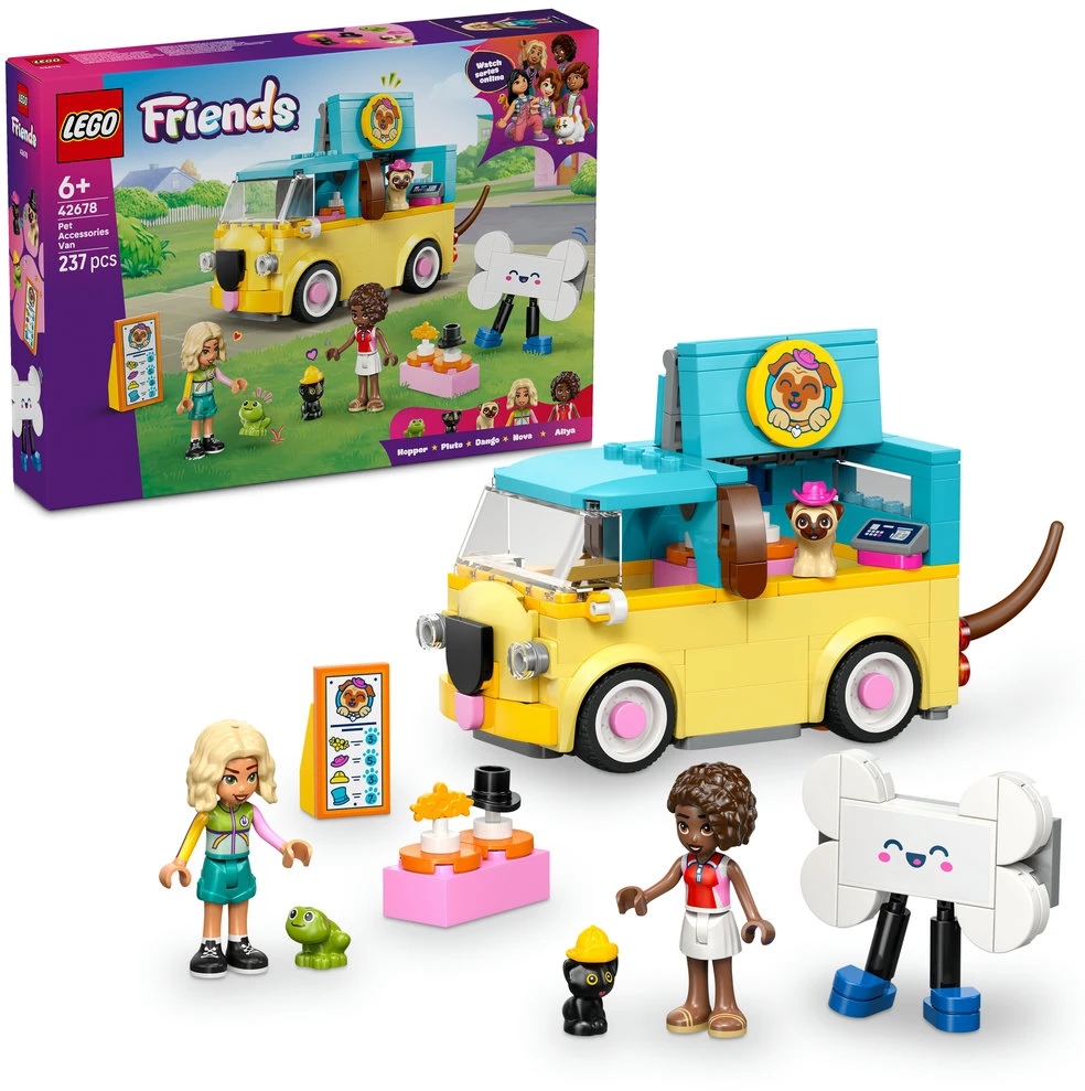 „LEGO® Friends“ Augintinių aksesuarų furgonas Rinkinys 42678