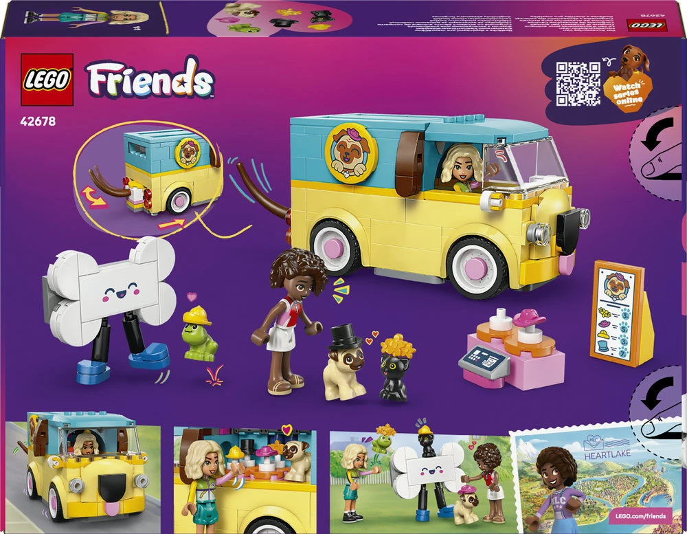 „LEGO® Friends“ Augintinių aksesuarų furgonas Rinkinys 42678