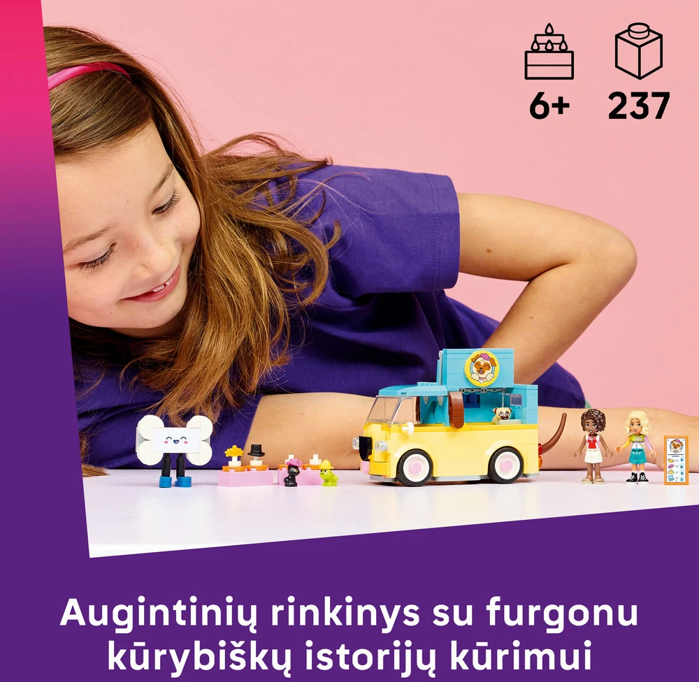 „LEGO® Friends“ Augintinių aksesuarų furgonas Rinkinys 42678