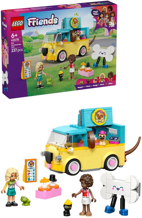 „LEGO® Friends“ Augintinių aksesuarų furgonas Rinkinys 42678