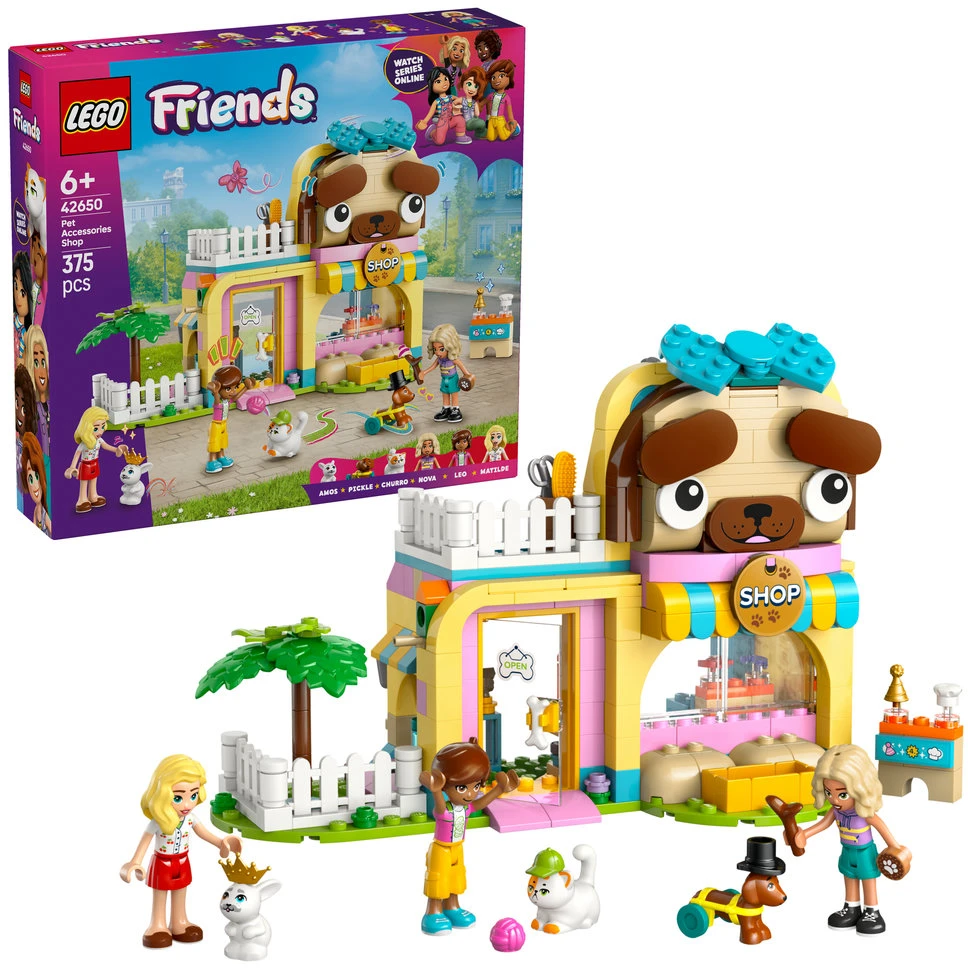 LEGO® Friends Augintinių aksesuarų parduotuvė Rinkinys 42650
