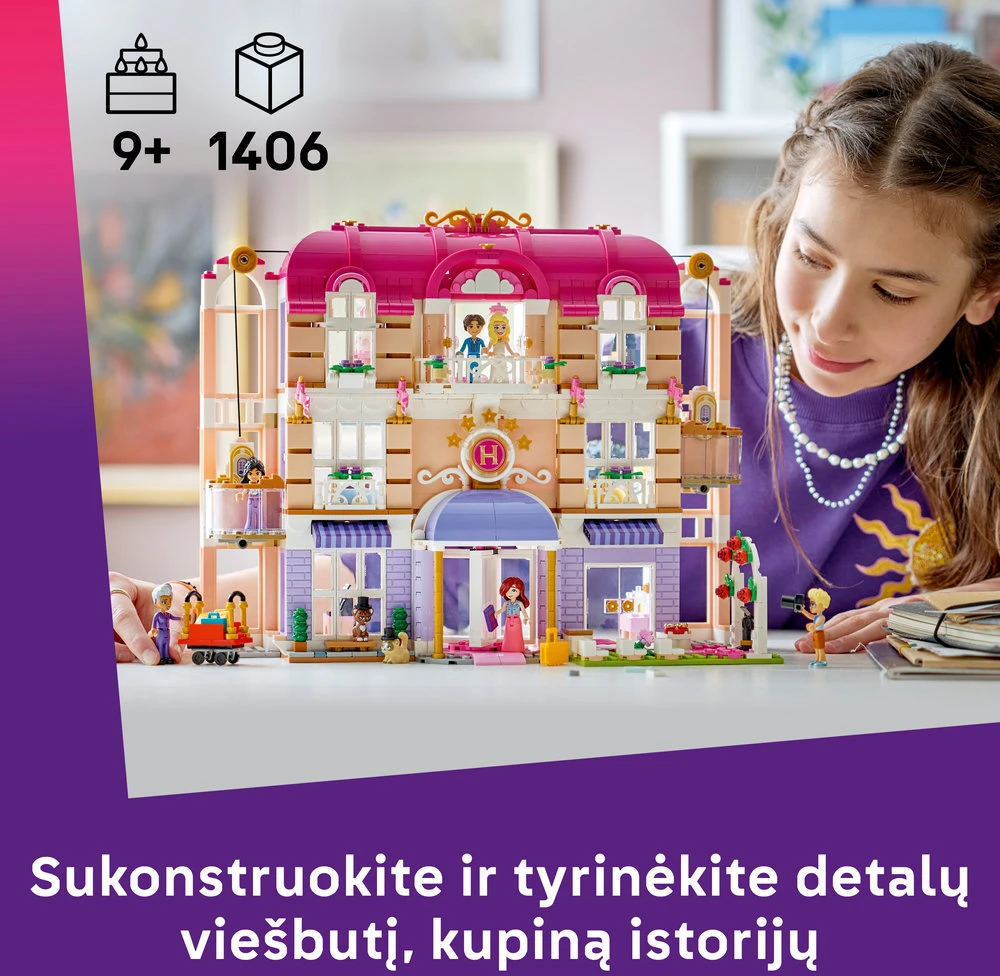 „LEGO® Friends“ Didysis Hartleiko viešbutis 42704