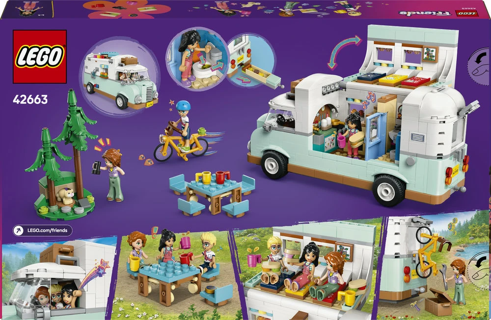 LEGO® Friends Draugystės namelio ant ratų nuotykis (42663)