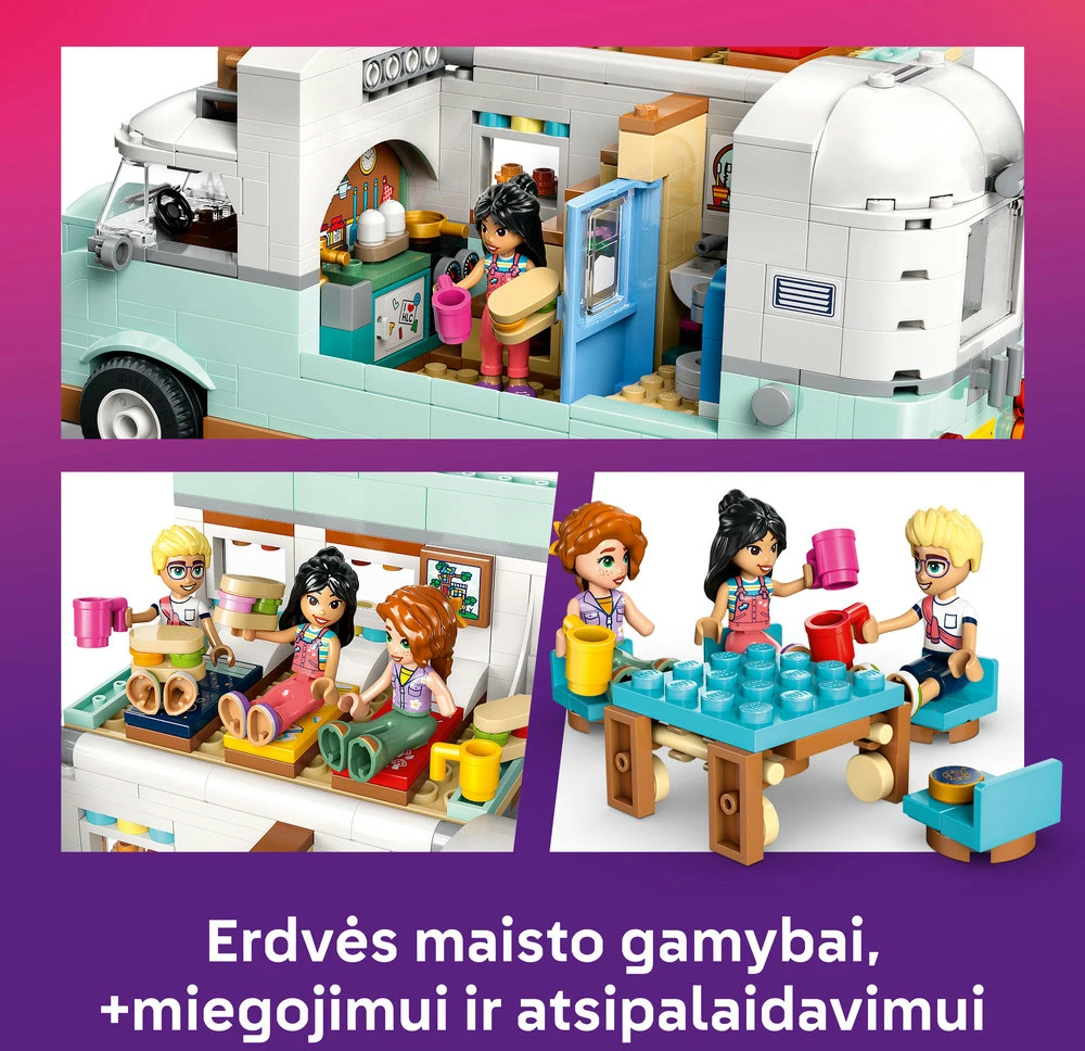LEGO® Friends Draugystės namelio ant ratų nuotykis (42663)