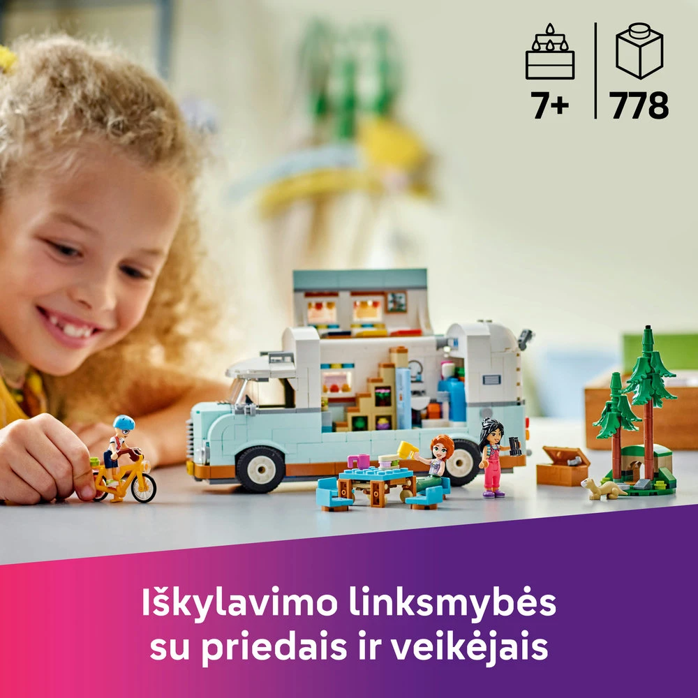 LEGO® Friends Draugystės namelio ant ratų nuotykis (42663)