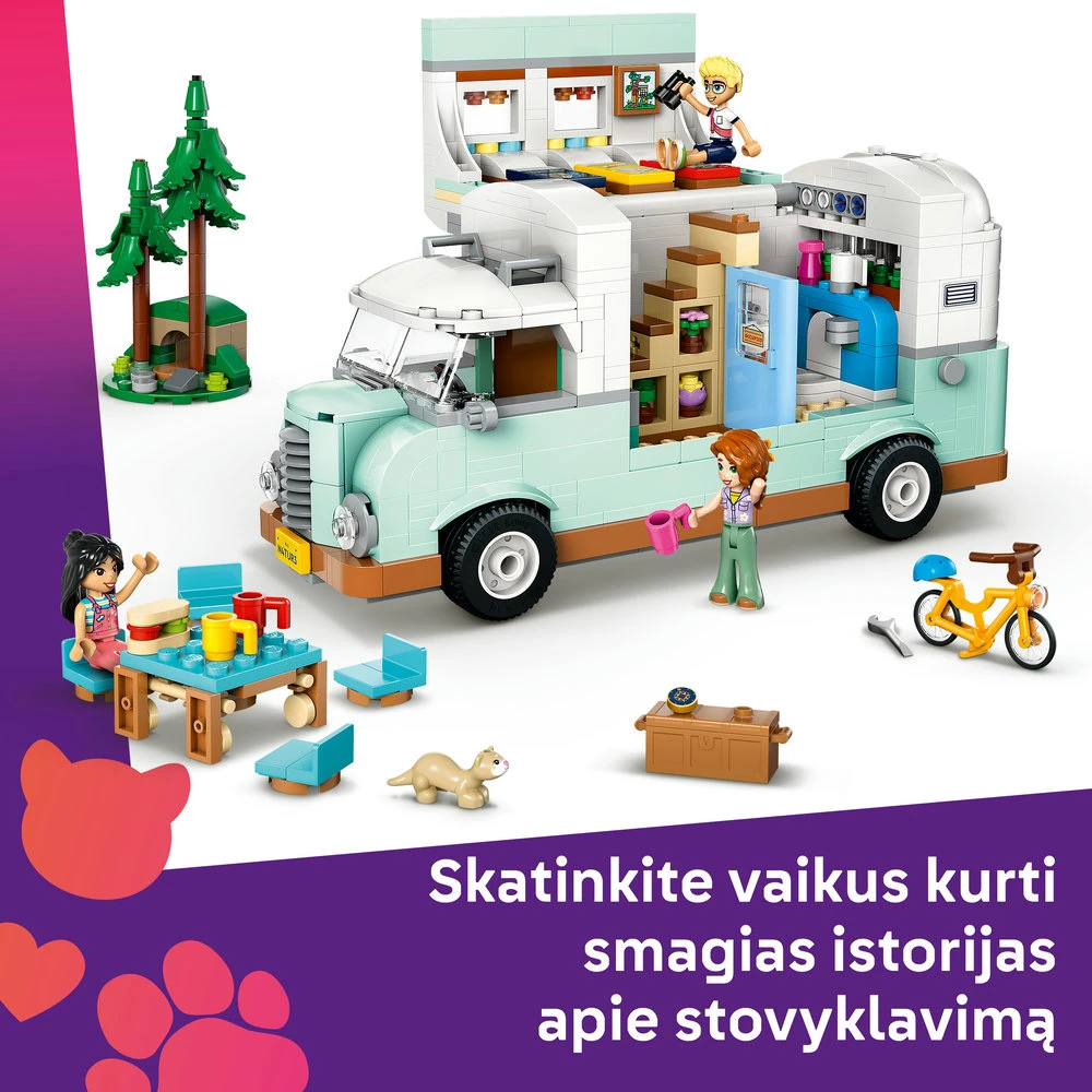 LEGO® Friends Draugystės namelio ant ratų nuotykis (42663)