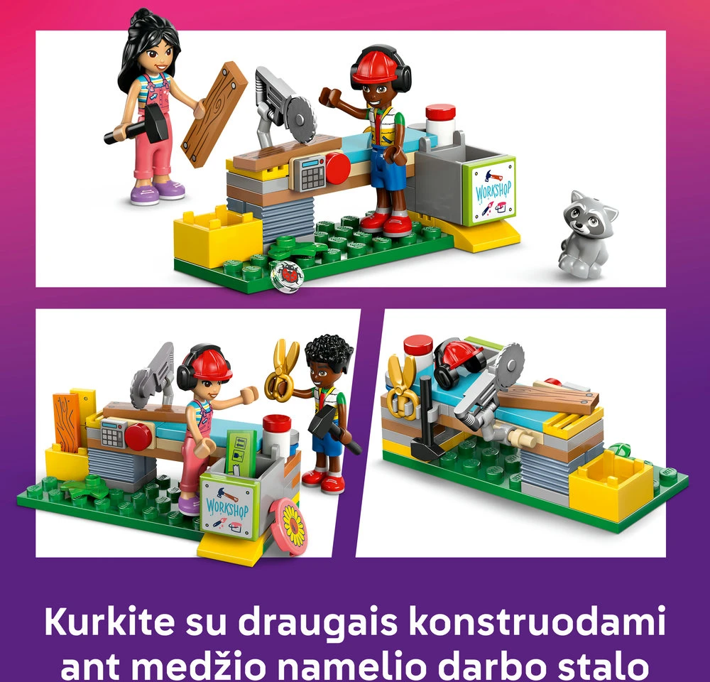 LEGO® Friends Draugystės namelis medyje Rinkinys 42652