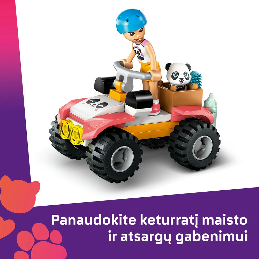 LEGO® Friends Gyvūnų priežiūra pandų prieglaudoje (42648)