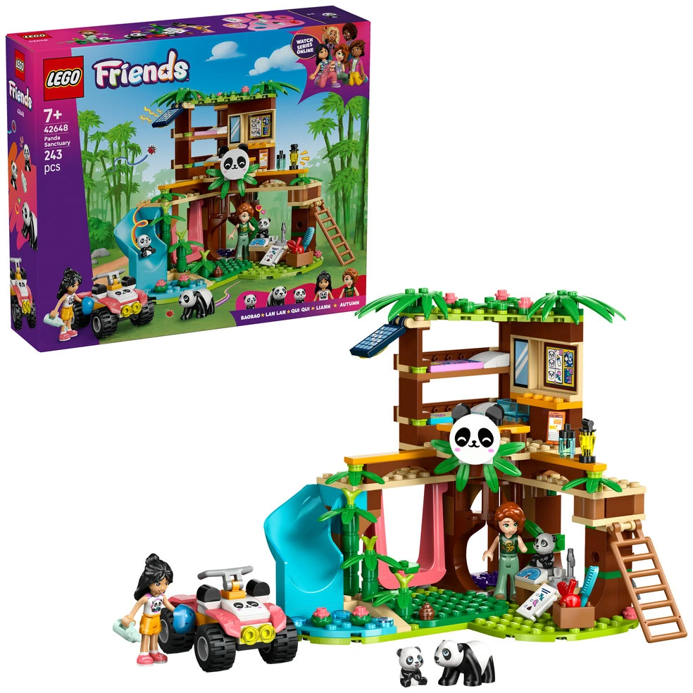 LEGO® Friends Gyvūnų priežiūra pandų prieglaudoje (42648)