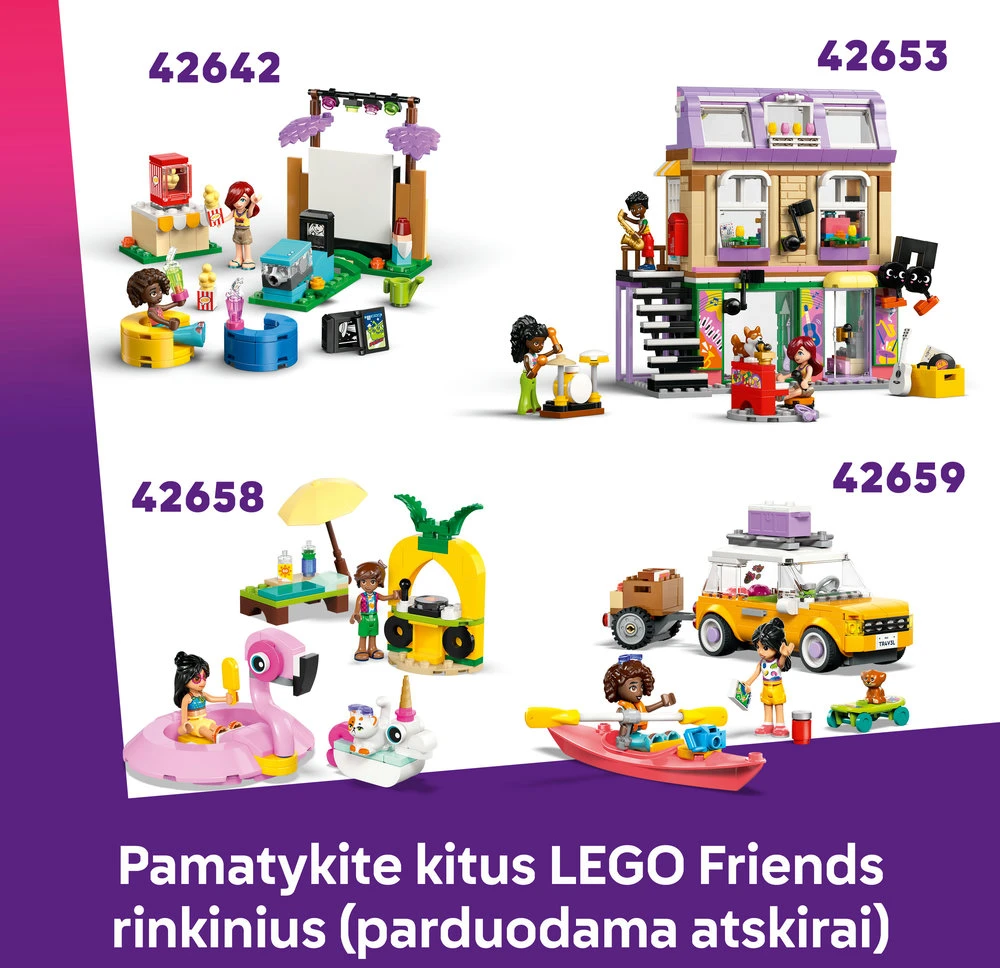 LEGO® Friends Gyvūnų priežiūra pandų prieglaudoje (42648)