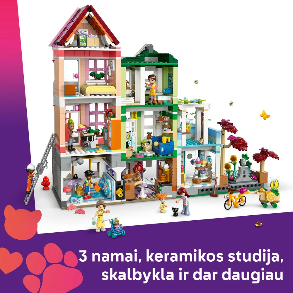 LEGO® Friends Hartleiko butai ir parduotuvės (42670)