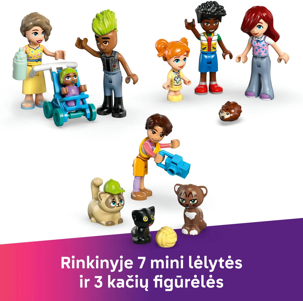 LEGO® Friends Hartleiko butai ir parduotuvės (42670)