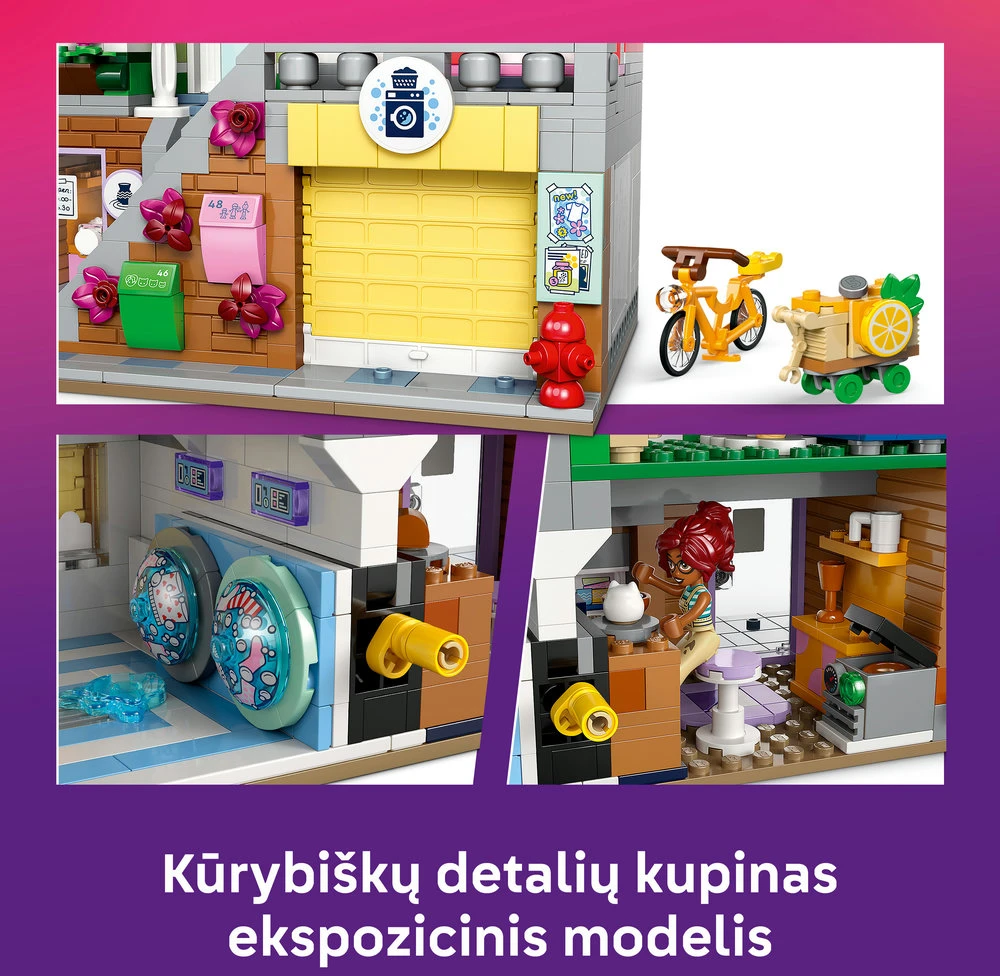 LEGO® Friends Hartleiko butai ir parduotuvės (42670)