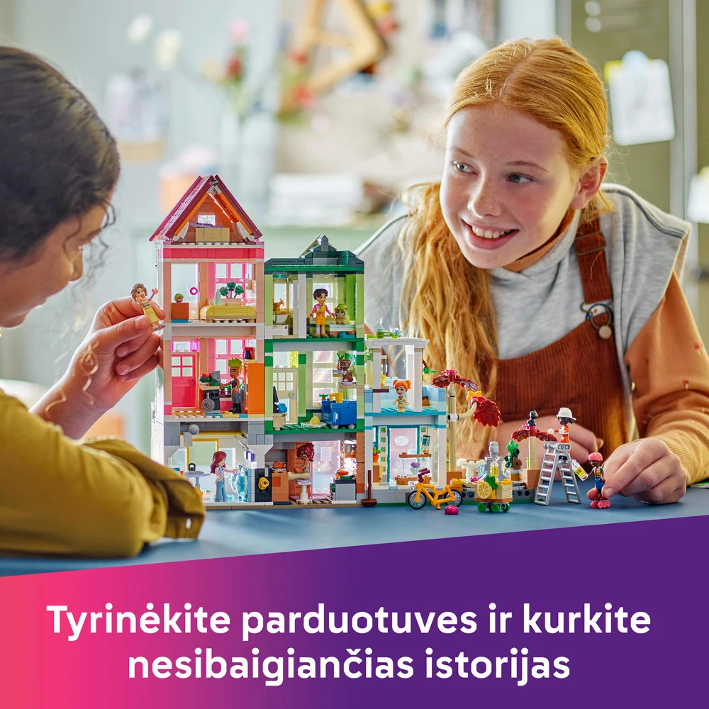 LEGO® Friends Hartleiko butai ir parduotuvės (42670)